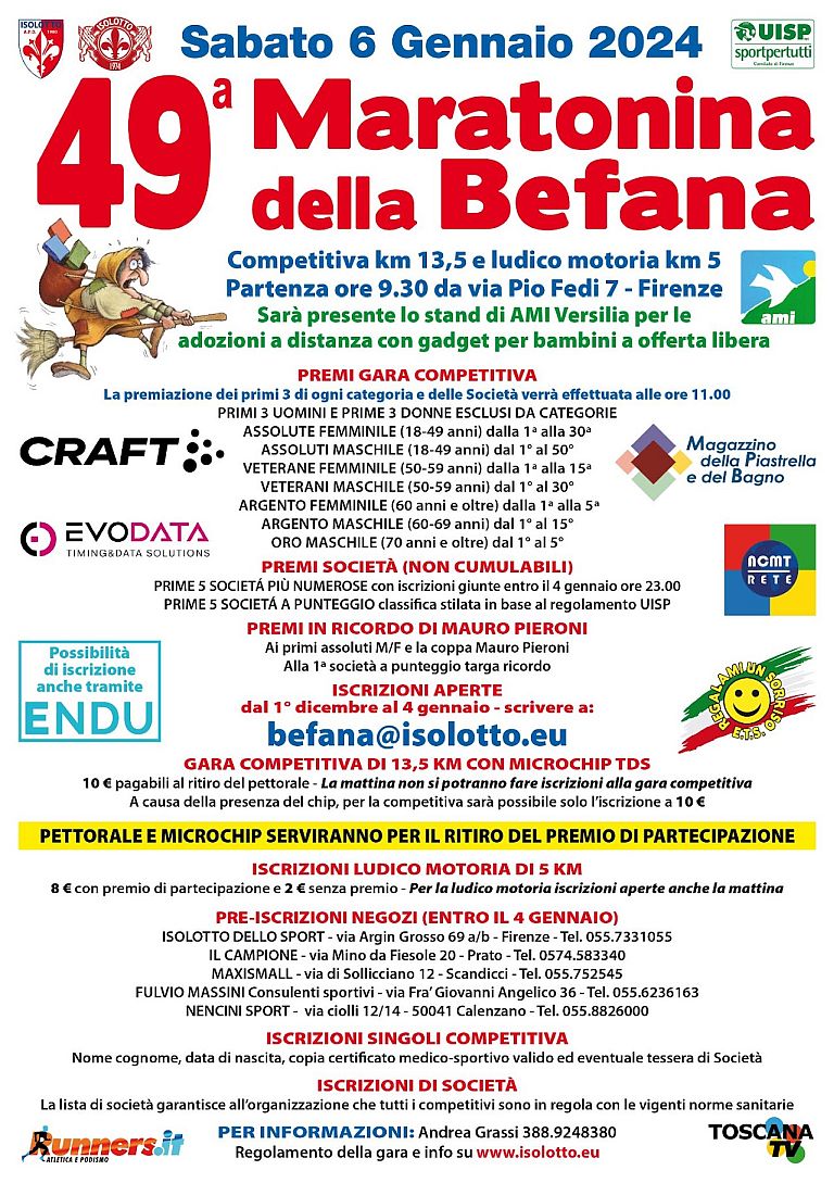 Entries - Maratonina della Befana